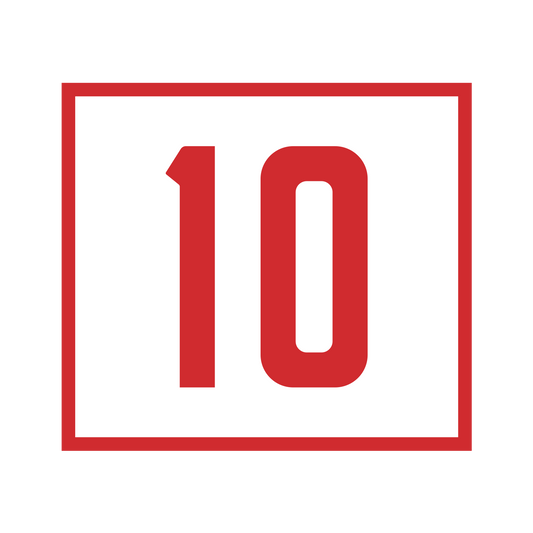 Section 10 "10 Sign" Vinyl Sticker