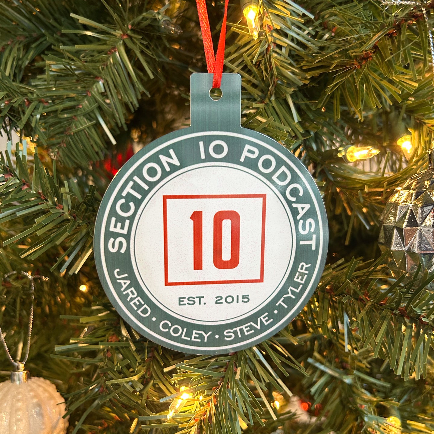 Section 10 Badge Ornament