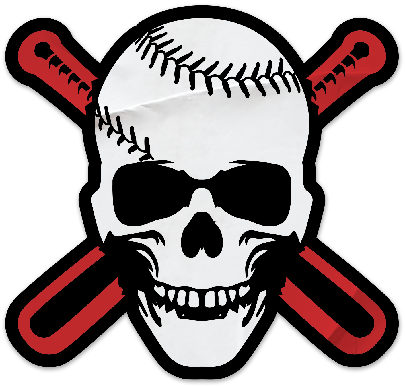 BID Skull Sticker