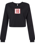 Women's 10 Sign Cropped Longsleeve
