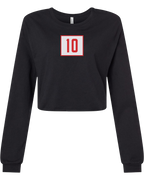 Women's 10 Sign Cropped Longsleeve